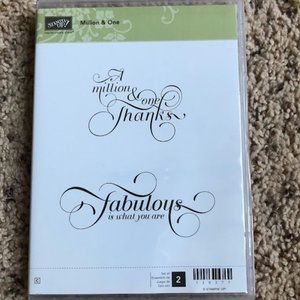 Stampin Up Million & One Stamp Set